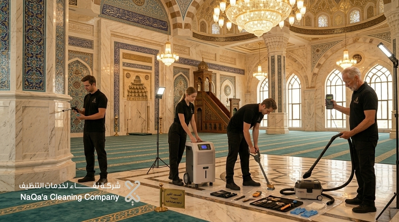 أفضل شركة تنظيف مساجد بالرياض 2026 – شركة نقاء للتنظيف